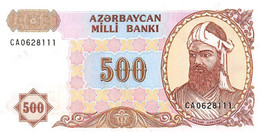Azerbaijan 500 Manat 1993 Unc Pn 19b - Azerbaïdjan