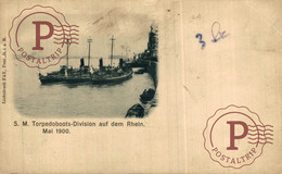 S.M. Torpedoboots-Division Auf Dem Rhein     ALLEMAGNE GERMANY DEUTSCHLAND - Warships