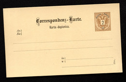Postkarte P49 Postfrisch 1883 Kat. 9,00 € - Briefkaarten