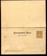 Postkarte Mit Antwort P59a Postfrisch 1883 Kat. 12,00 € - Postkarten