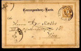 Postkarte P61 NEUTITSCHEIN Nový Jičín - Wien 1891 - Postkarten