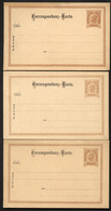 Postkarten P74 DRUCKVARIANTEN Postfrisch Feinst 1890-92 Kat. 10,50 € - Postcards