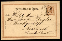 Postkarte P74 FÜNFHAUS Drucktype I - Eisenach 1891 - Postkarten