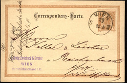 Postkarte P74 WIEN III - Reichenbach 1891 - Cartoline