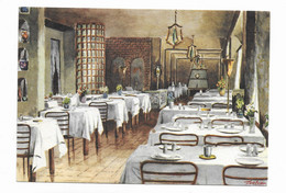 Cartolina Torino - Ristorante Il Cucolo - Via Roma 1945 Carte Illustrateur Signée Furletti 10/15 Cm - Cafes, Hotels & Restaurants
