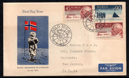 CA138- COVERAUCTION!!! - NORWAY 1961 - OSLO 10-11-61- 50TH ANNIVERSARY OF AMUNDSEN'S ARRIVAL AT THE SOUTH POLE - Cartas & Documentos