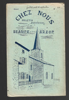 22-5-1226 Chez Nous Bulletin Paroissial Beaune Sur Arzon  Numero 23 Septembre 1940 - Auvergne