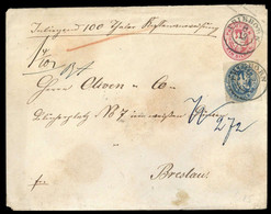 1861, Altdeutschland Preussen, 17 + GA, Brief - Enteros Postales