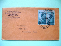 USA 1956 Cover Seattle To Galveston - Old Man Of The Mountains Rock - New Hampshire - Other & Unclassified