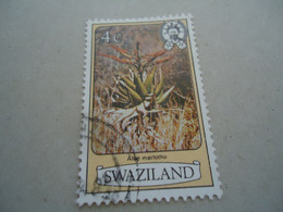 SWAZILAND  USED STAMPS FLOWERS    CACTUS - Swaziland (1968-...)