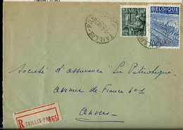 Devant De Lettre, Obl. TAILLIS - PRE  01/06/49 En Rec. - Rural Post