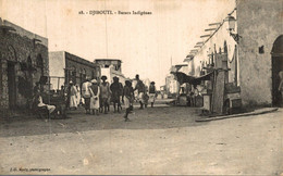 N°92478 -cpa Djibouti -Bazars Indigènes - Djibouti