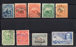 COSTA RICA,SET OF 9 POSTAGE STAMPS,USED - Costa Rica