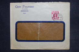 ALLEMAGNE - Enveloppe Commerciale De Dantzig En 1922 - L 122329 - Cartas & Documentos