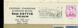 Lettre Entière Obl. VIELSALM 02/04/1966 + Belle Flamme  Sur Vielsalm  ( " Lunettes " ) - Rural Post