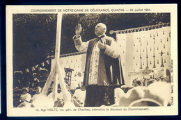 Cpa Du 22 Quintin Couronnement De Notre Dame De Délivrance 1934 Mgr Holtz Discours   FEV22-69 - Quintin