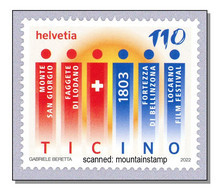 Switzerland 2022 (B22) Tessin Ticino - Stamp From Series Canton Of Switzerland ** - Neufs