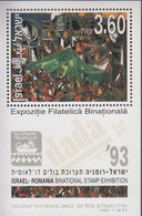 1993. ISRAEL. ISRAEL-ROMANIA STAMP EXHIBITION Block. Never Hinged.  (Michel BLOCK 47) - JF520571 - Other & Unclassified