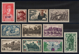 YV 494 à 504 N** MNH, 11 Timbres Cote 23 Euros - Neufs