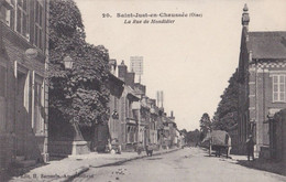 60 Saint-Just-en-Chaussée, Rue De Montdidier, Voyagé 1916 Ref 1059 ; CP06 - Saint Just En Chaussee