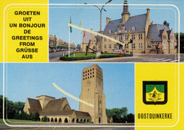 ♥️  St Niklaaskerk En Stadhuis. (DOOS - 12) Oostduinkerke - Oostduinkerke