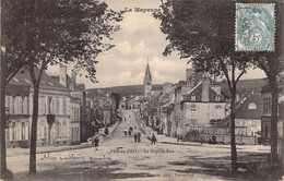 CPA Pre En Pail - La Grande Rue - La Mayenne - Oblitéré A Pré En Pail En 1906 - Pre En Pail