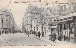 CPA Neuilly Sur Seine - Rue De Sablonville Et Justice De Paix - Animé - Neuilly Sur Seine