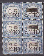 Y9339 - SAN MARINO TASSE Ss N°47 - SAINT-MARIN TAXE Yv N°47 ** Bloc X 6 - Impuestos