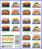 United States. USA 2017 Bouble Sided Booklet Of 20. Spanish Desserts Delicioso  MNH - Ongebruikt