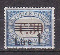 Y9341 - SAN MARINO TASSE Ss N°50 - SAINT-MARIN TAXE Yv N°50 * - Impuestos