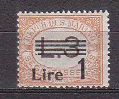 Y9342 - SAN MARINO TASSE Ss N°51 - SAINT-MARIN TAXE Yv N°51 ** - Impuestos