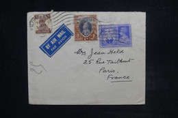 INDES ANGLAISES - Enveloppe De Calcutta Pour Paris En 1947 Par Avion - L 122333 - 1936-47  George VI