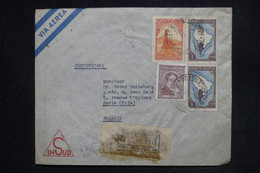 ARGENTINE - Enveloppe En Recommandé De Buenos Aires Pour Paris - L 122339 - Briefe U. Dokumente
