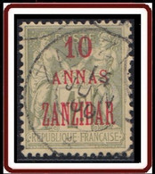Zanzibar Bureau Français - N° 29 (YT) N° 45 (AM) Oblitéré. - Gebraucht