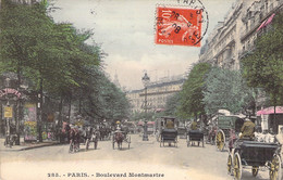 CPA Lot De 4 Cartes De Paris - Les Boulevards - Loten, Series, Verzamelingen