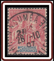Nouvelle Calédonie 1892-1902 - N° 60 (YT) N° 54 (AM) Oblitéré De Nouméa (1907). - Used Stamps