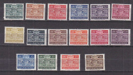 Y9363 - SAN MARINO TASSE Ss N°65/80 - SAINT-MARIN TAXE Yv N°63/78 * - Timbres-taxe