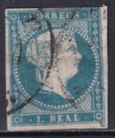 ESPAGNE - YVERT N° 45 OBLITERE SANS FILIGRANE - COTE = 27.5 EUR. - - Usati