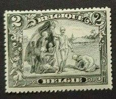 Belgie Belgique 1915 OCBn° 146a Gris-noir Zwartgrijs (*) MLH Cote 32 € - 1915-1920 Alberto I