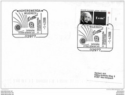 219 - 28 - Enveloppe Allemande Avec Timbre "Einstein" Et Oblit Spéciale D'Hoyerswerda 2006 - Albert Einstein