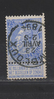 COB 60 Oblitération Centrale GEMBLOUX - 1893-1900 Barba Corta