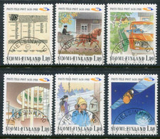 FINLAND 1988 350th Anniversary Of Postal Service Used.  Michel 1059-64 - Gebruikt