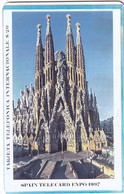 USA - La Sagrada Familia/Barcelona, Spain Telecard Expo 1997, Telenic Prepaid Card $20, Tirage 300, Used - Sin Clasificación