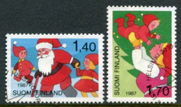 FINLAND 1987 Christmas Used.  Michel 1032-33 - Gebruikt