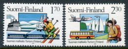 FINLAND 1987 Centenary Of Tourism Association MNH / **.  Michel 1011-12 - Unused Stamps
