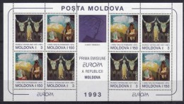 Cept 1993 Moldavie Moldova Yvertn° Bloc  5 *** MNH Cote 18 Euro - 1993