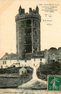 Oudon * Chemin Et Le Donjon Octogonal Du Château * Boulangerie CHAUVEAU - Oudon