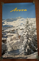 TWO POSTERS 1990'S  - SWITZERLAND - AROSA - 100 X 65 CM - Posters