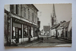 60 - Cpsm 140 X 90 -  VENETTE - VUE VERS L'EGLISE - épicerie- Vins - Café - Tabac - Venette