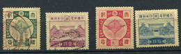 Japon **, Ob. N° 198 à 201 - Couronnement De L'empereur Hiro-Hito - Unused Stamps